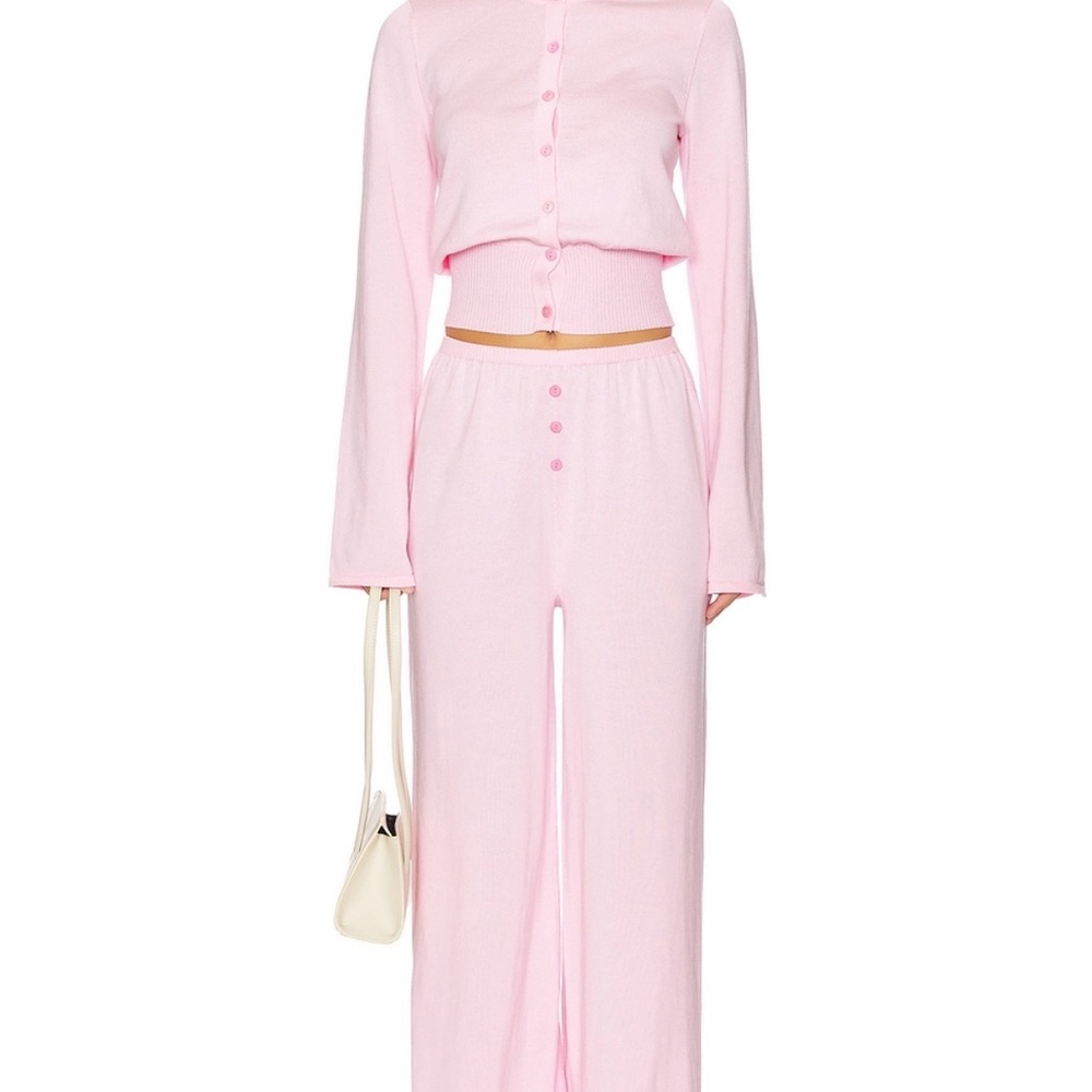 SNDYS X REVOLVE Pink Women's SWEATER AND PANT SET